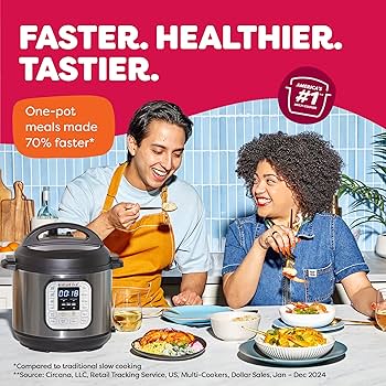 Amazon.com: Instant Pot Duo 7 合1 電子壓力鍋、慢燉鍋、電鍋