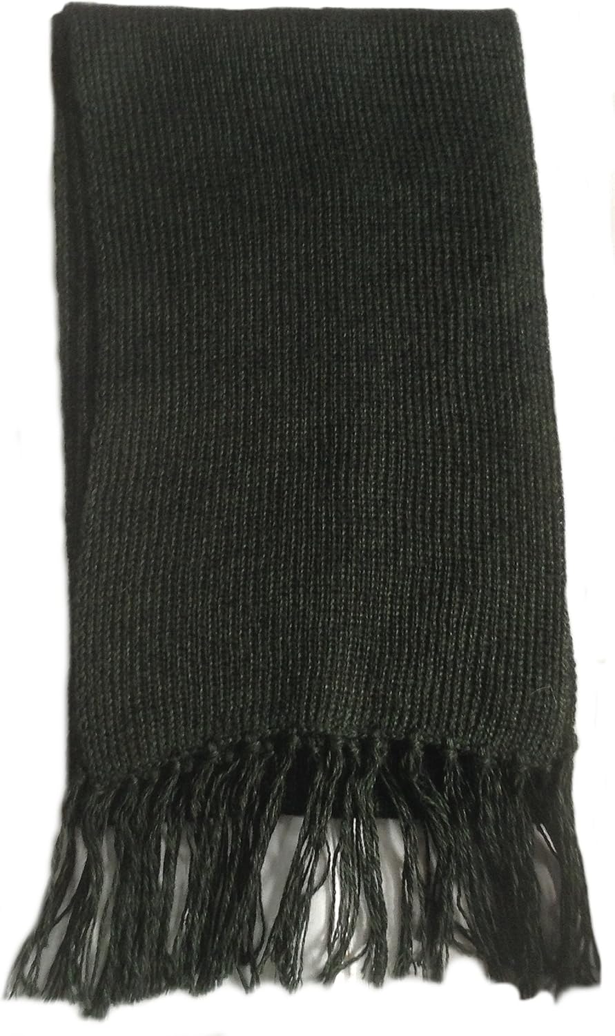 Unisex Alpaca Wool Fringed Scarf 63x4.72
