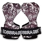 Cobra Grips PRO Weight Lifting Gloves Heavy Duty Straps Alternative Power Lifting Hooks Best for Deadlifts Adjustable Neoprene Padded Wrist Wraps Support Bodybuilding (PRO Pirate)