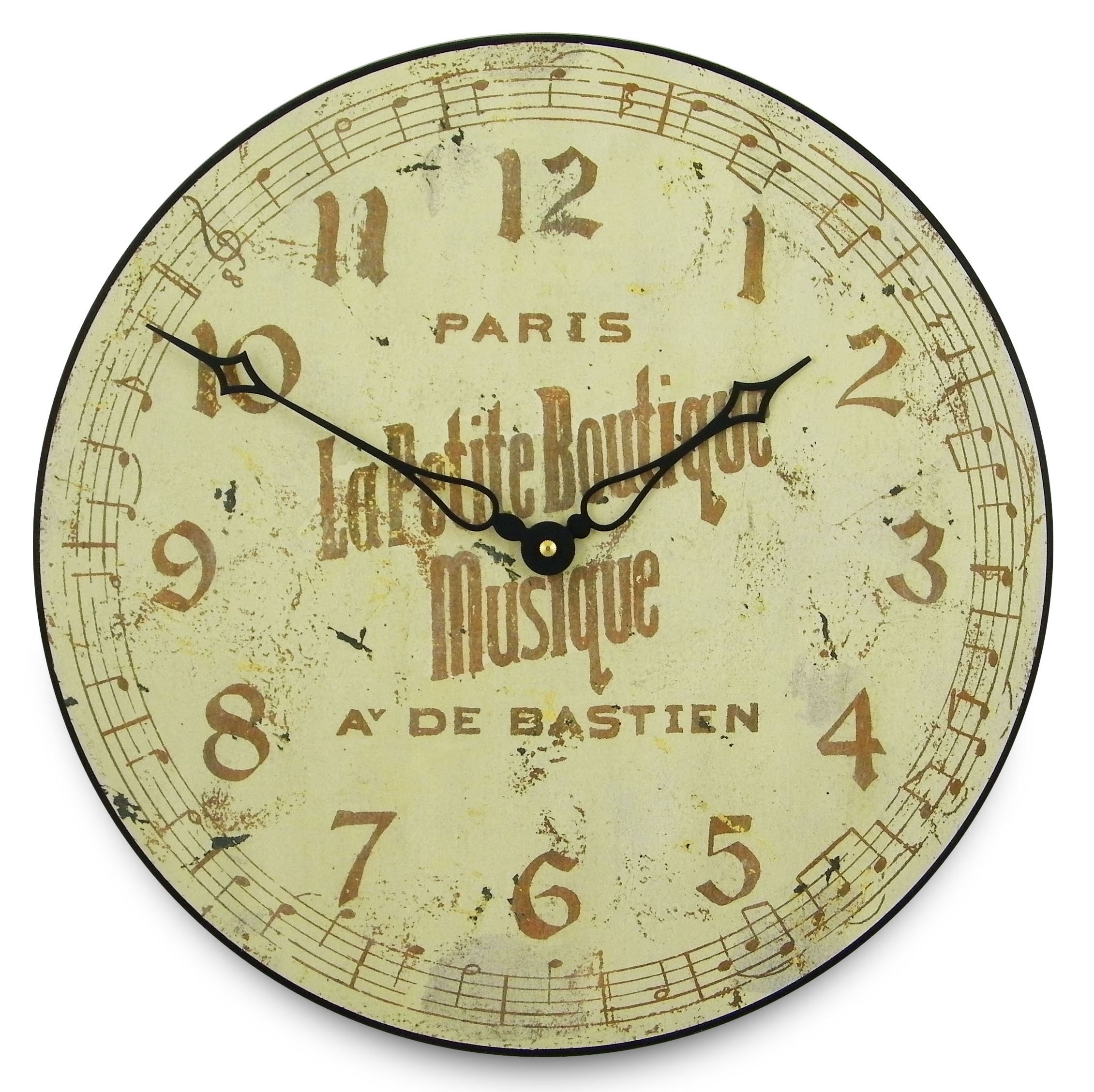 Roger Lascelles Wall Clock, Cream