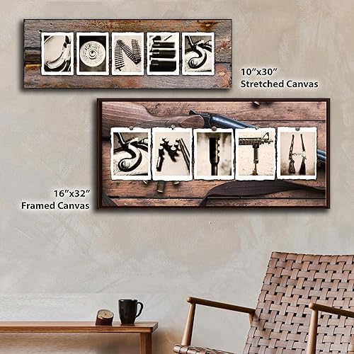 Miniatura 2 de Arte personalizado, nombre con alfabeto en imágenes de armas de fuego, pistolas o disparos