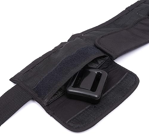 Miniatura 3 de MOOCY Cinturón de peso, 4 bolsillos para buceo, accesorios de buceo en apnea, apto para cintura de 32 a 52 pulgadas