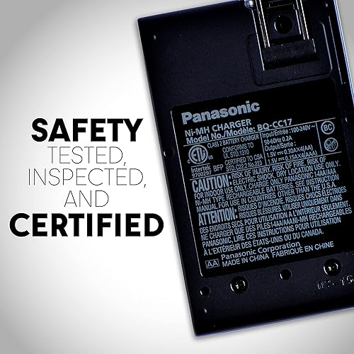 Miniatura 5 de eneloop Panasonic K-KJ17KCA104 pro - Batería recargable de batería 10AA, 4AA y cargador de batería individual avanzado