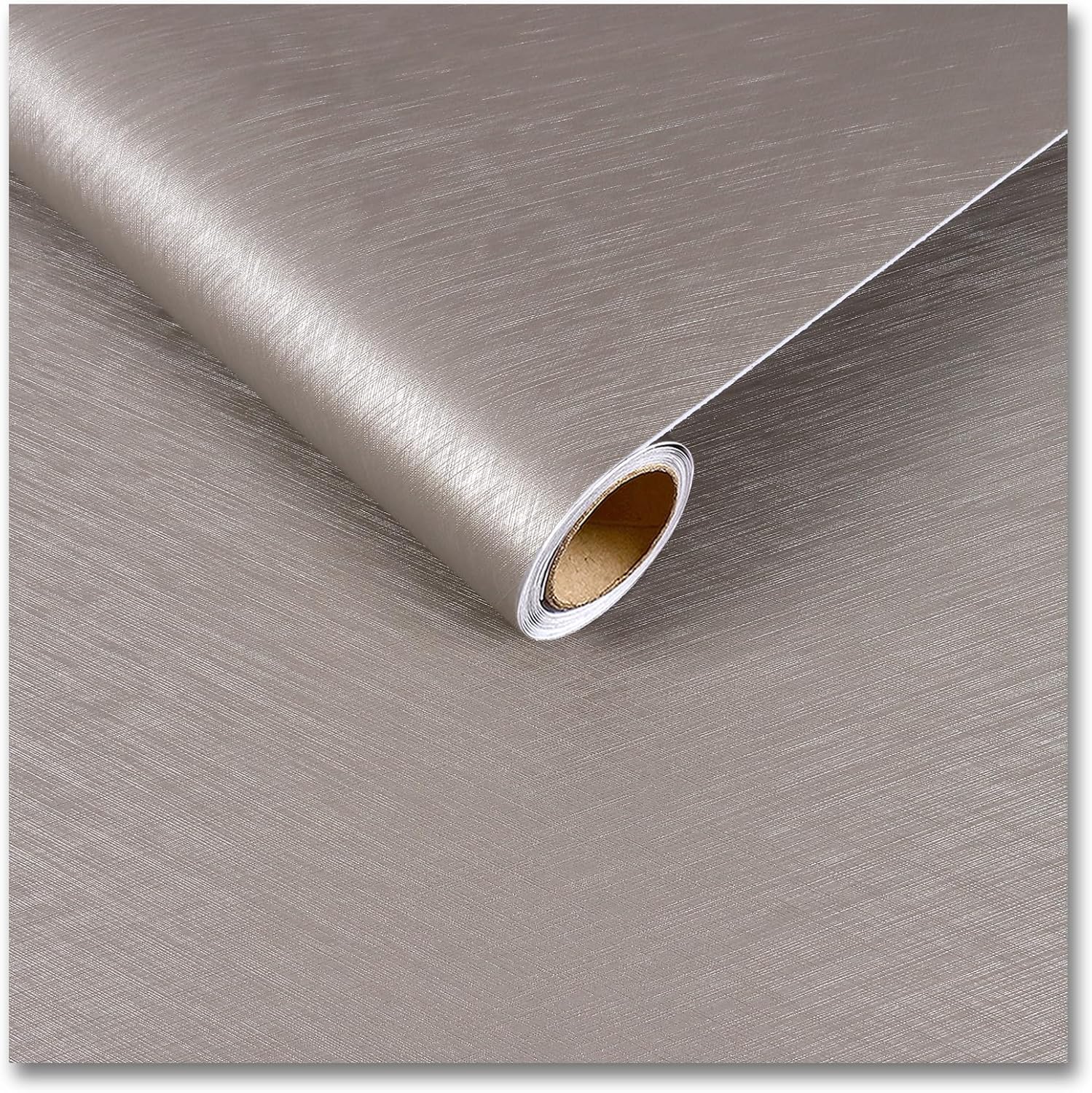 CRE8TIVE Metallic Bronze Grasscloth Wallpaper Oblique Textured Wallpaper Stick and Peel Grasscloth Contact Paper for Walls 12"x354" Weave Fabric Removable Wall Paper for Bathroom Living Room Cabinets
