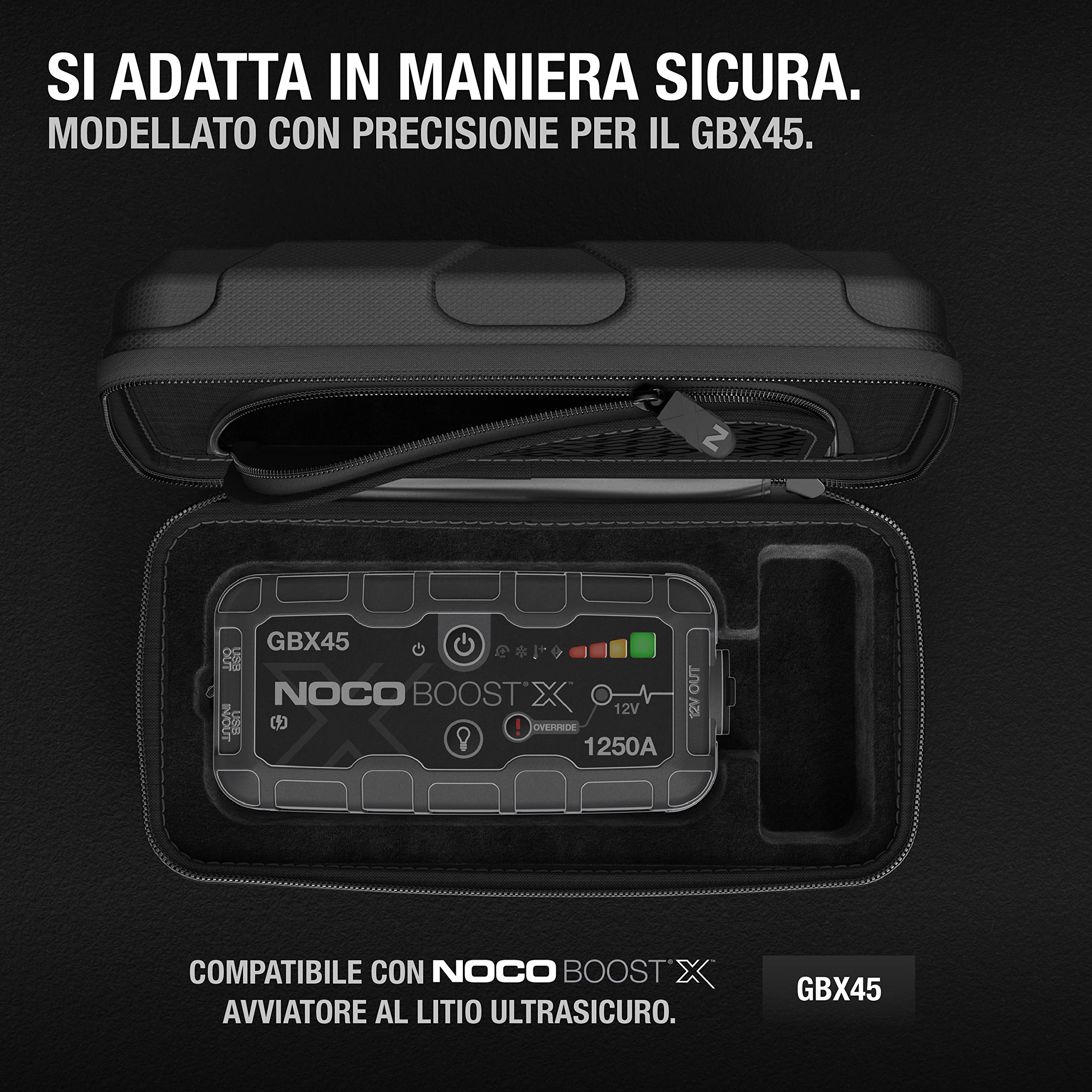 NOCO GBC0101 Custodia Protettiva Boost XL in Eva per Dispositivi di Avviamento di Emergenza al Litio UltraSafe GBX45