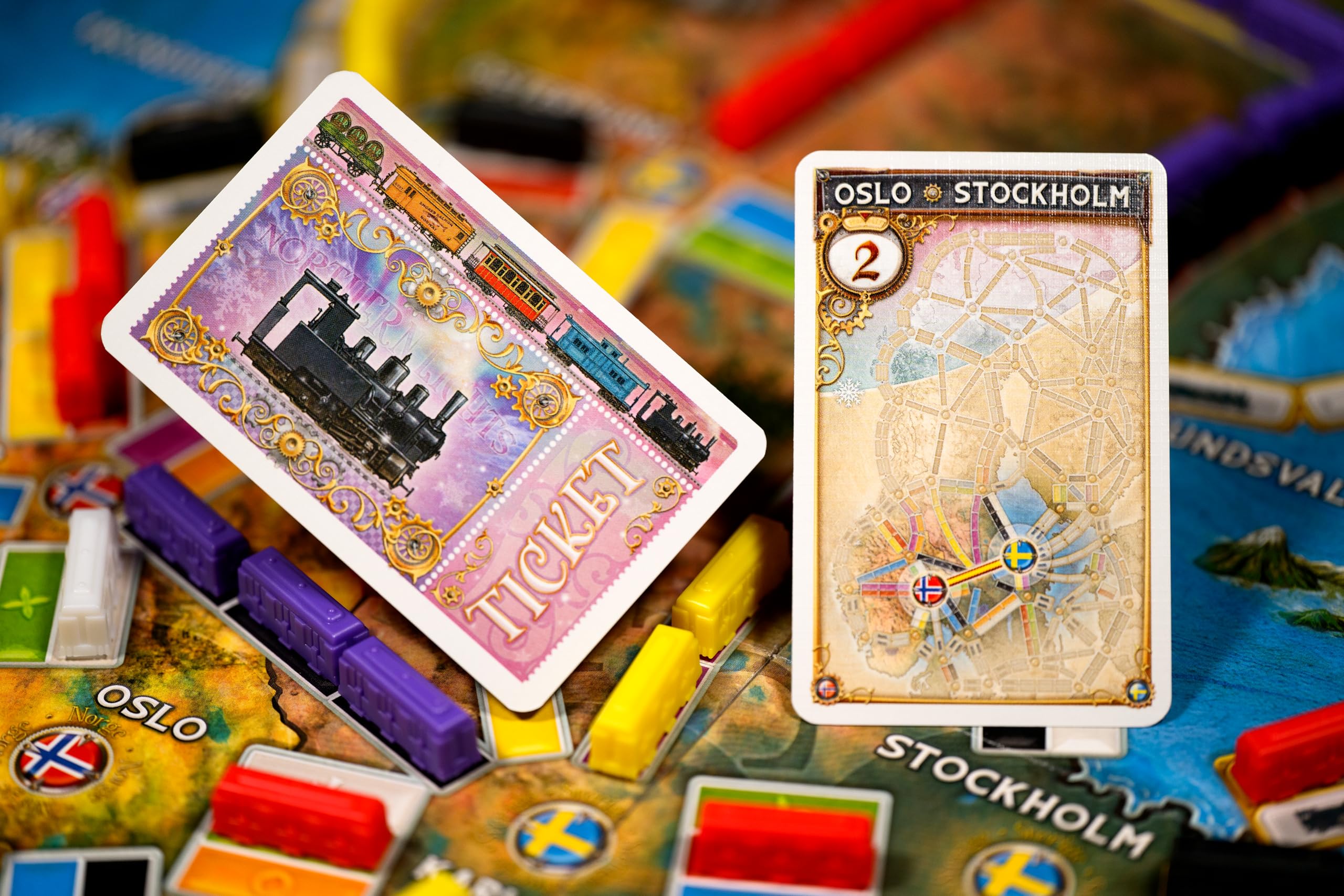Asmodee Days of Wonder ¡Aventureros al Tren! Aurora Boreal