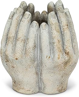 Abbott Collection 27-HANDS-240-SM Sm Tall Hands Planter-7