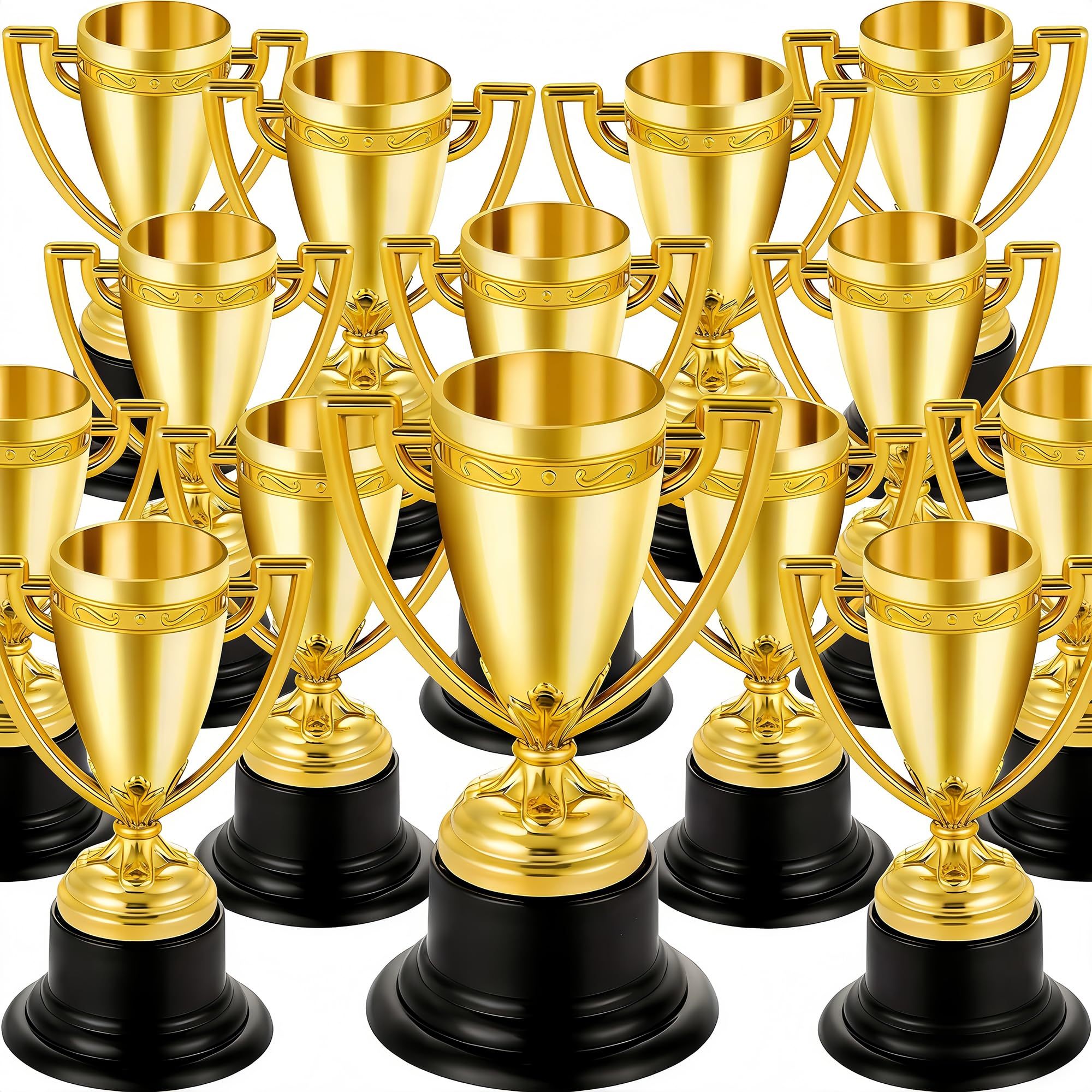 Trophées en plastique doré pour enfants : animez vos fêtes et anniversaires