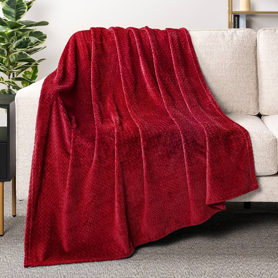 その他 TEN BLANKET SHT STAND XL BURGUNDY Red Blanket-cotton Bedspread-waffle Blanket-turkish Blanket