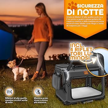 Gabbia Per Cani TRESKOu00ae Box Pieghevole Per Cani E Gatti Con
