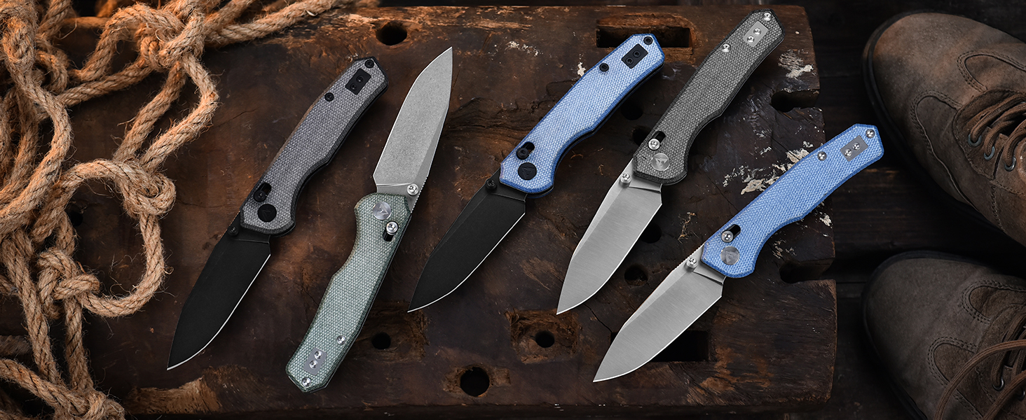 Amazon.com : CMBMADEKNIVES CMB Explorer EDC Folding Knife 14C28N