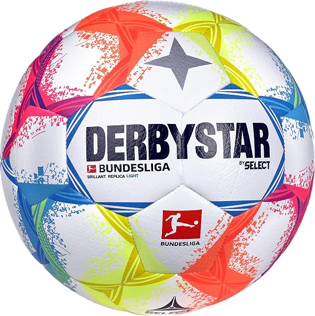 Derbystar Bl Brillant Replica Light V22 Piłka nożna Wielokolorowy 4