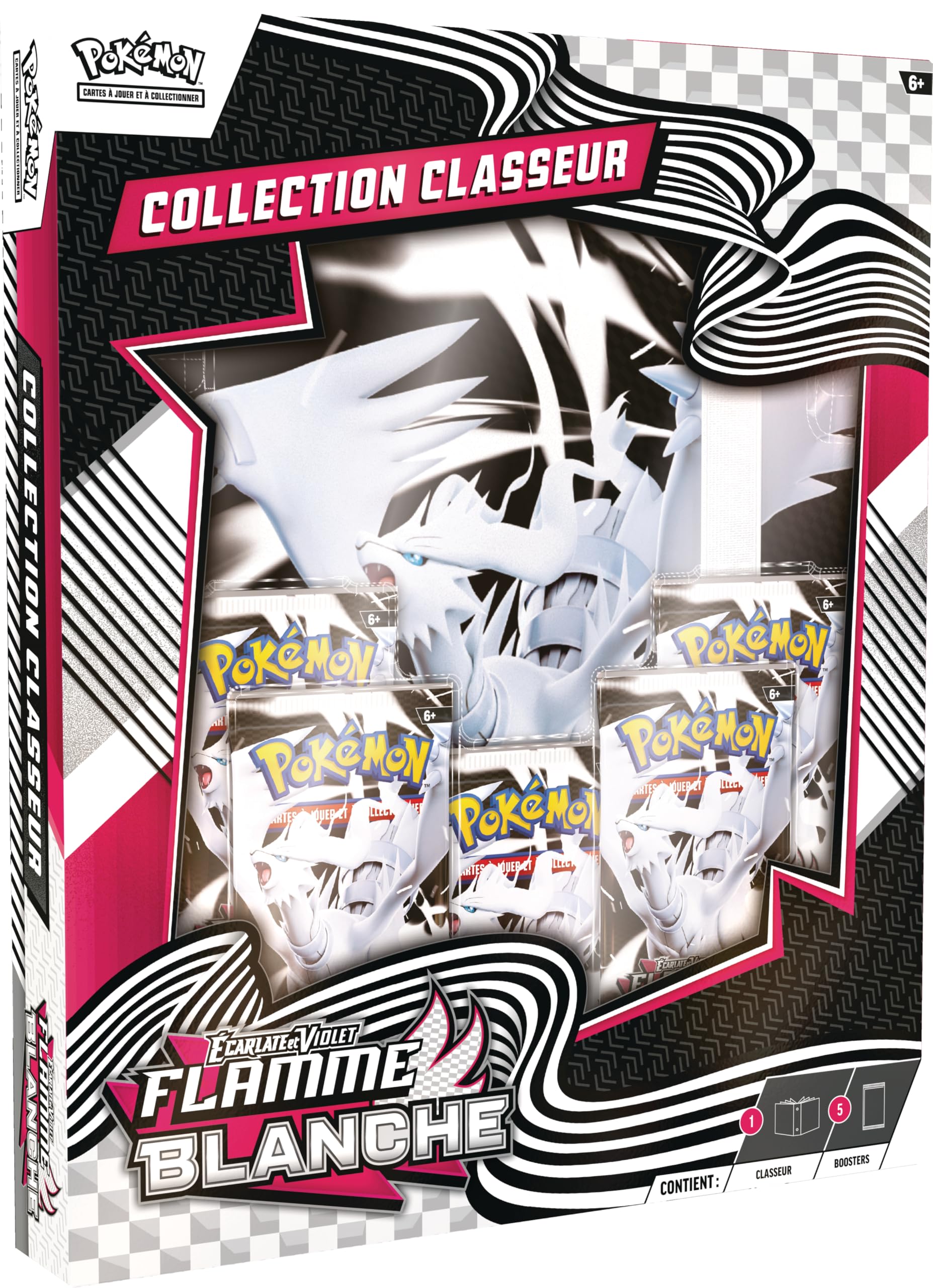Pokémon: Collezione Raccoglitore Scarlatto e Viola - Fiamma Bianca (Raccoglitore Reshiram e 5 Booster) del GCC Pokémon