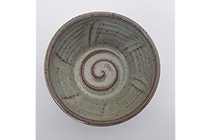 Classic Handmade Pottery Shaving Bowl for Men in Natural Color