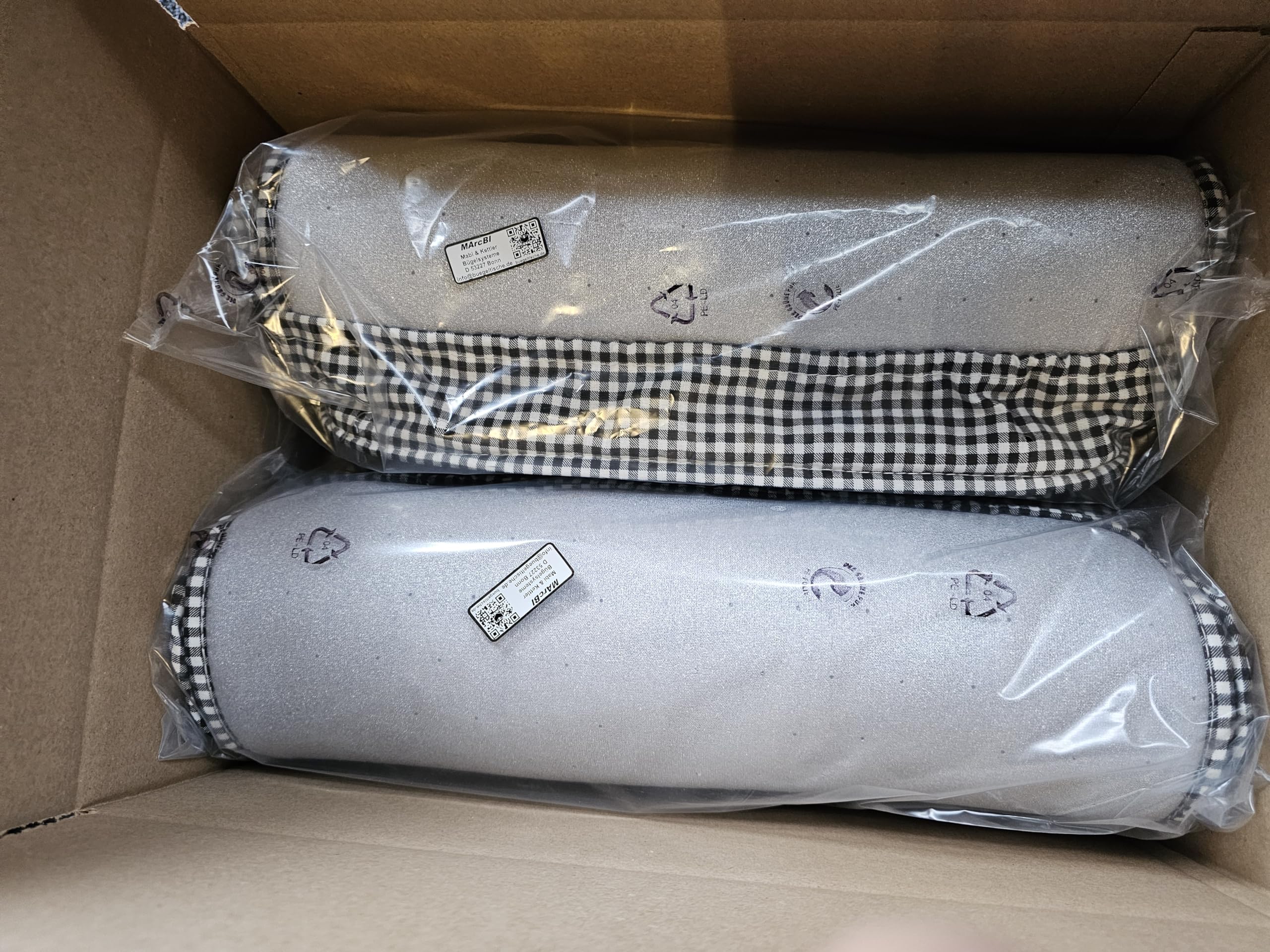 Mabi® 2-902 – 2er Pack KETTtex Alu Bügelbrettbezug – Alu-Gegenbügeleffekt – Stromsparend – Hitzebeständig – Langlebig – Dampfbügelgeeignet – Eingenähtes Elastikband – kein Spannklipp