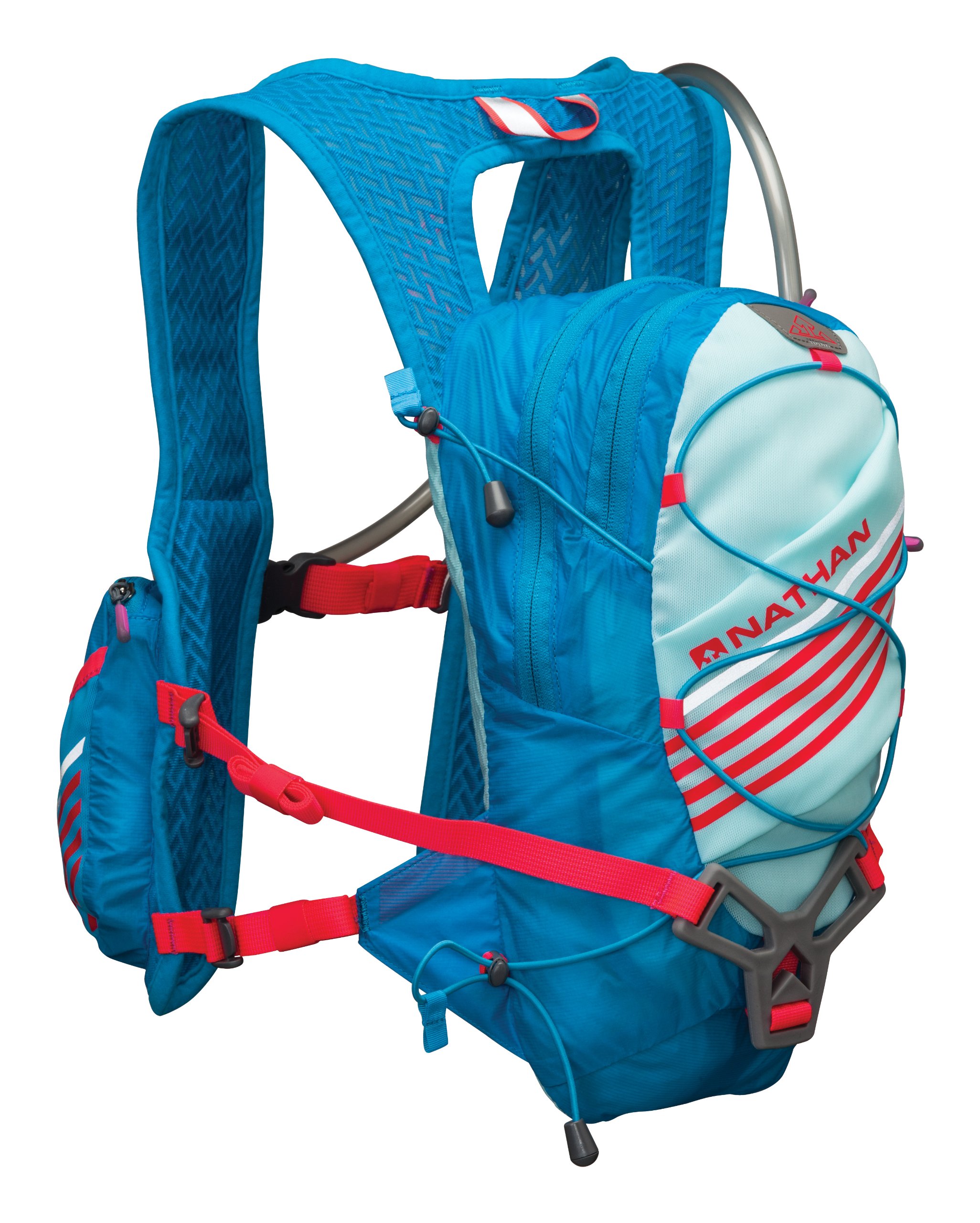 Nathan Zeal 2-Liter Hydration Vest, Light Blue/Danube Blue, One Size