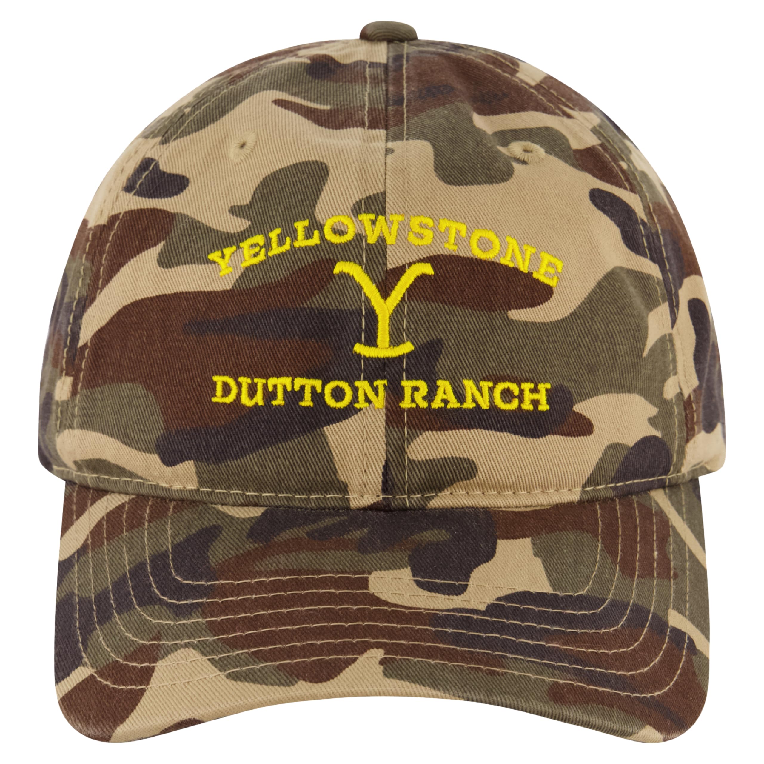 Yellowstone Dad Hat, Dutton Ranch Adjustable Baseball Cap with Curved Brim