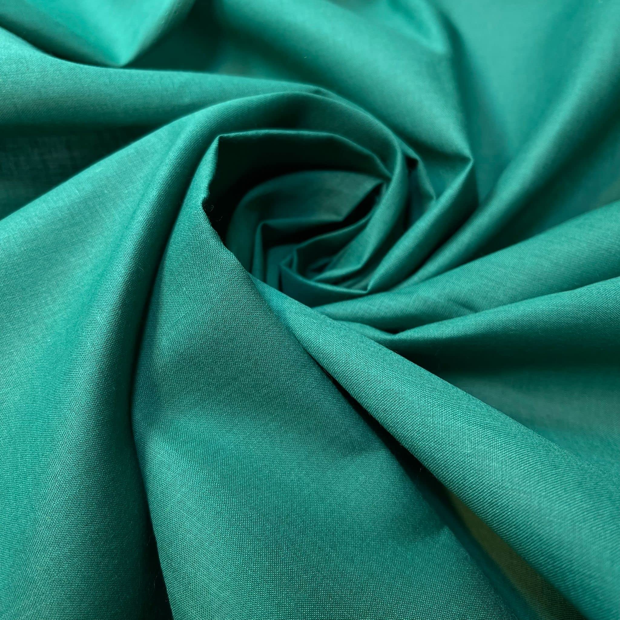 *Clearance* 100% Cotton Lawn Soft Dress Craft Material Drape Fabric by Meter (5 Meter, Bottle)