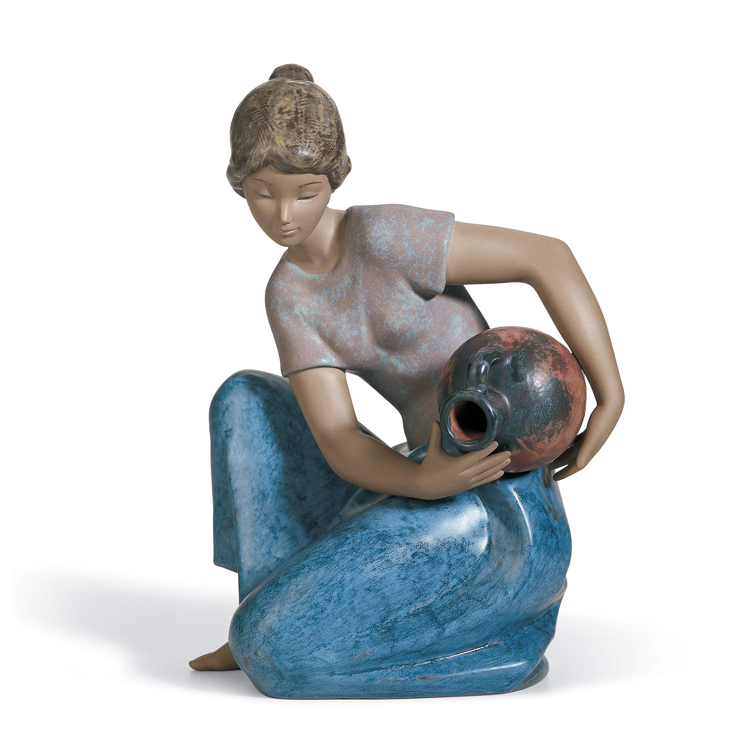 Amazon.com: LLADRÓ Young Water Woman Figurine. Porcelain Water