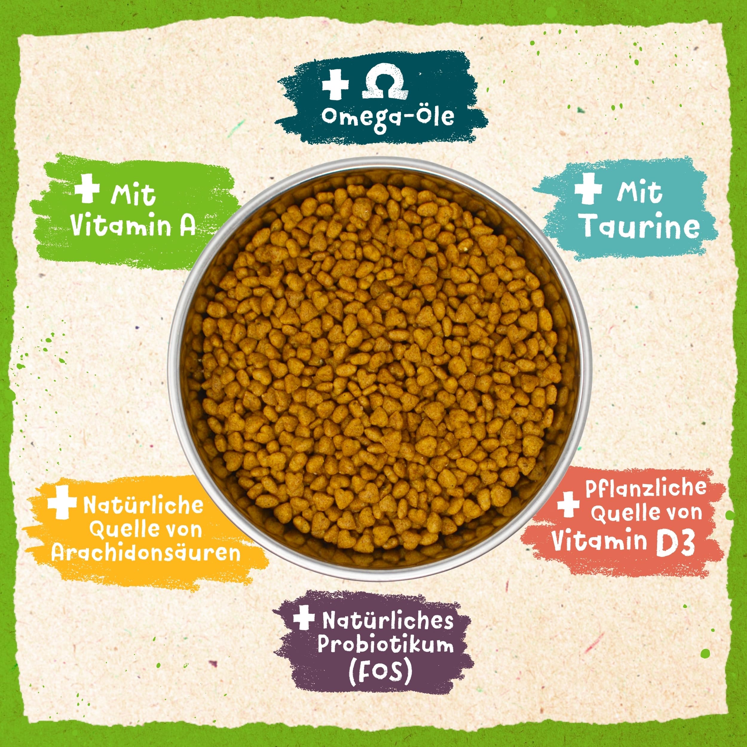 Benevo Veganes Katzenfutter 10kg - Vollständiges Trockenfutter, Hypoallergenes