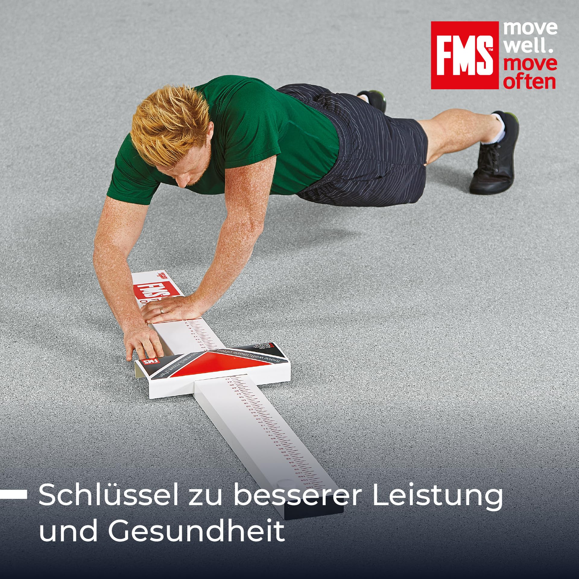 FMS Perform Better Test Kit – Messsystem für Bewegungsmuster, Funktionelle Bewegungen, einfacher Transport, inkl. Testaparat, Hürde, Messtab