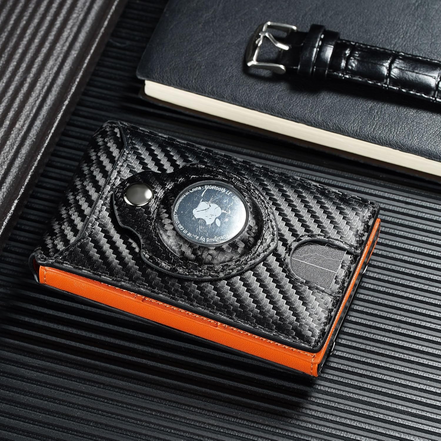 furid Apple Airtag Wallet Men: Smart Wallet with Airtag Holder - Air Tag Wallet for Men Slim Minimalist - Image 4