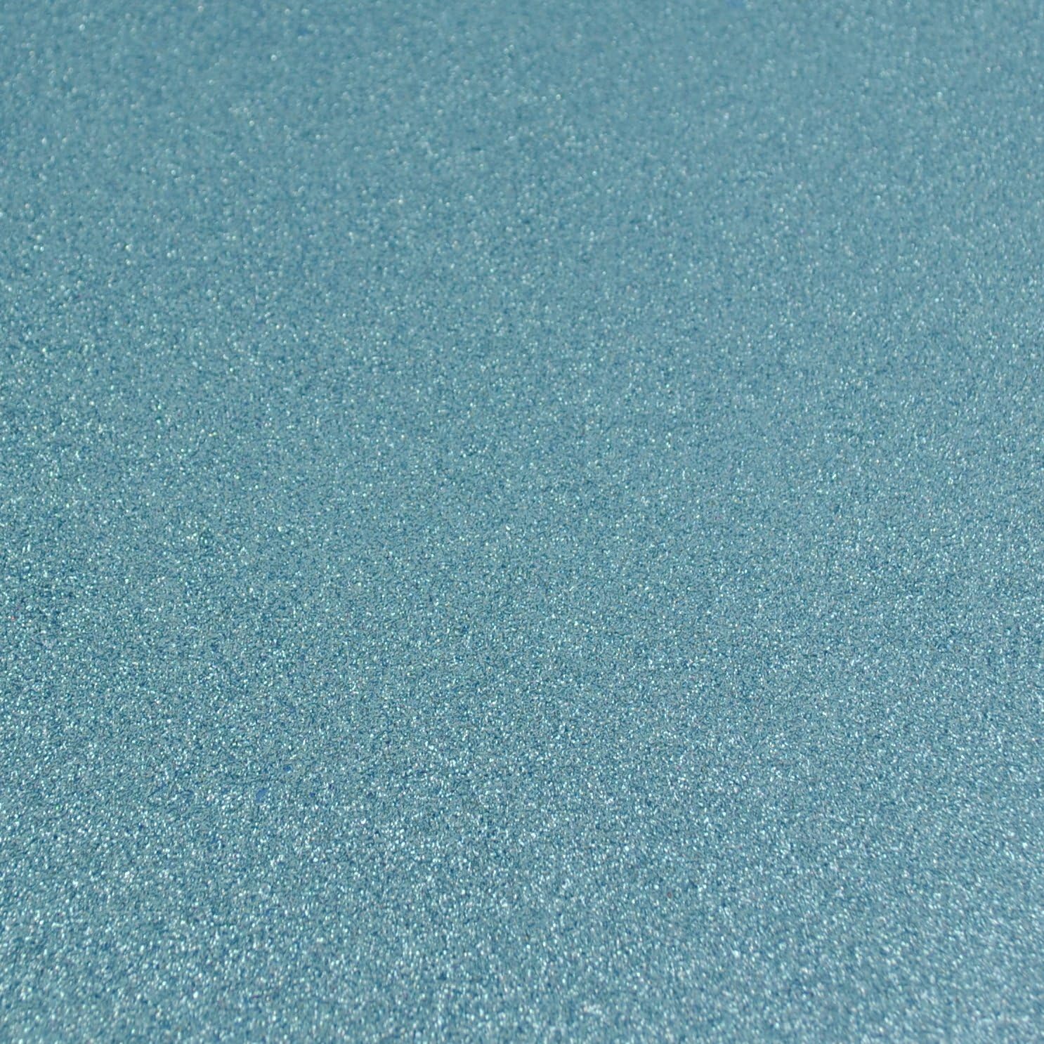 Glitter Felt Sheet - 23cm x 30cm (Turquoise)