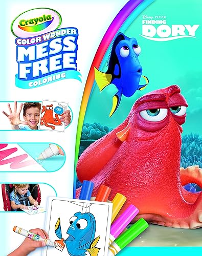 Crayola Color Wonder - Libro para colorear de Disney Finding Dory - Marcadores Color Wonder incluidos