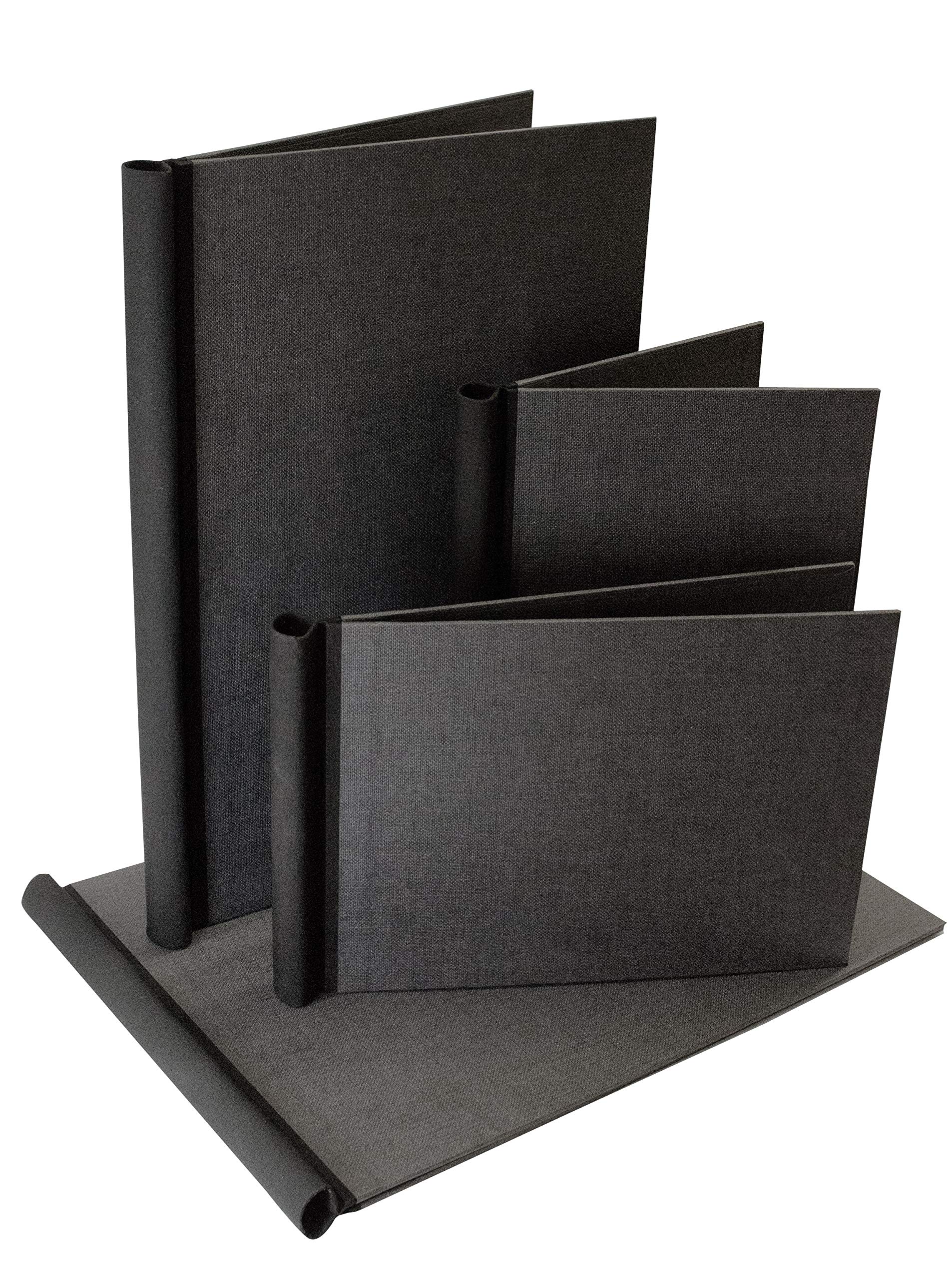 Klemmbinder Napura Canvas, A4, Schwarz, 150 Seiten, Made in Germany