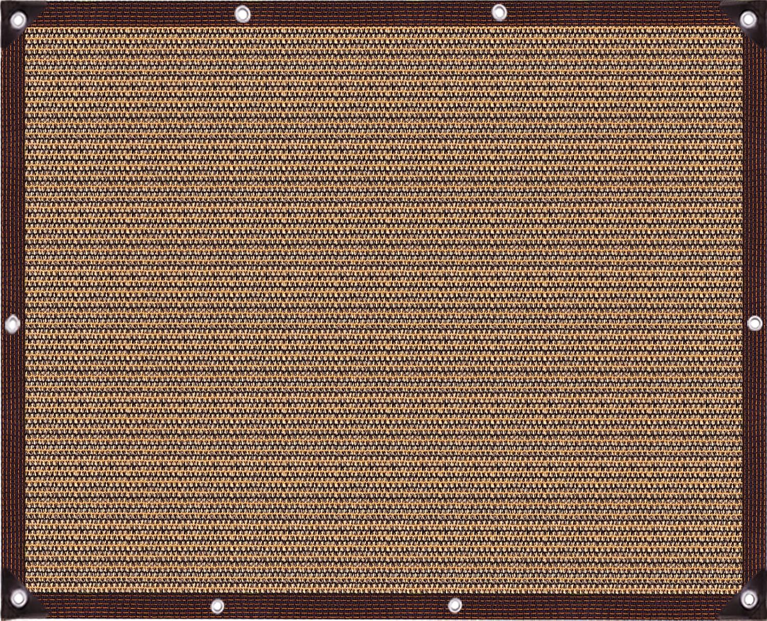 Shade Cloth for Garden Plants,70% Sunblock Shade Neting - Mesh Tarp with Grommets for Patio Plants Greenhouse Kennel Porch Pergola Sun Protection Neting Cover, Brown 6x10FT