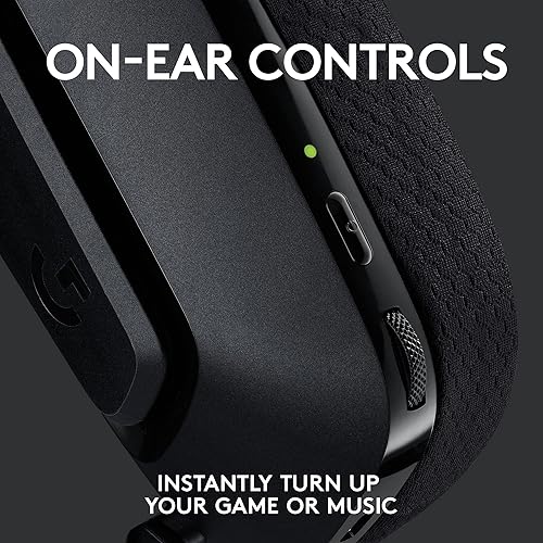 Miniatura 7 de Logitech G535 Lightspeed - Auriculares inalámbricos para videojuegos, ligeros, con micrófono abatible para silenciar, estéreo, compatibles con PC,