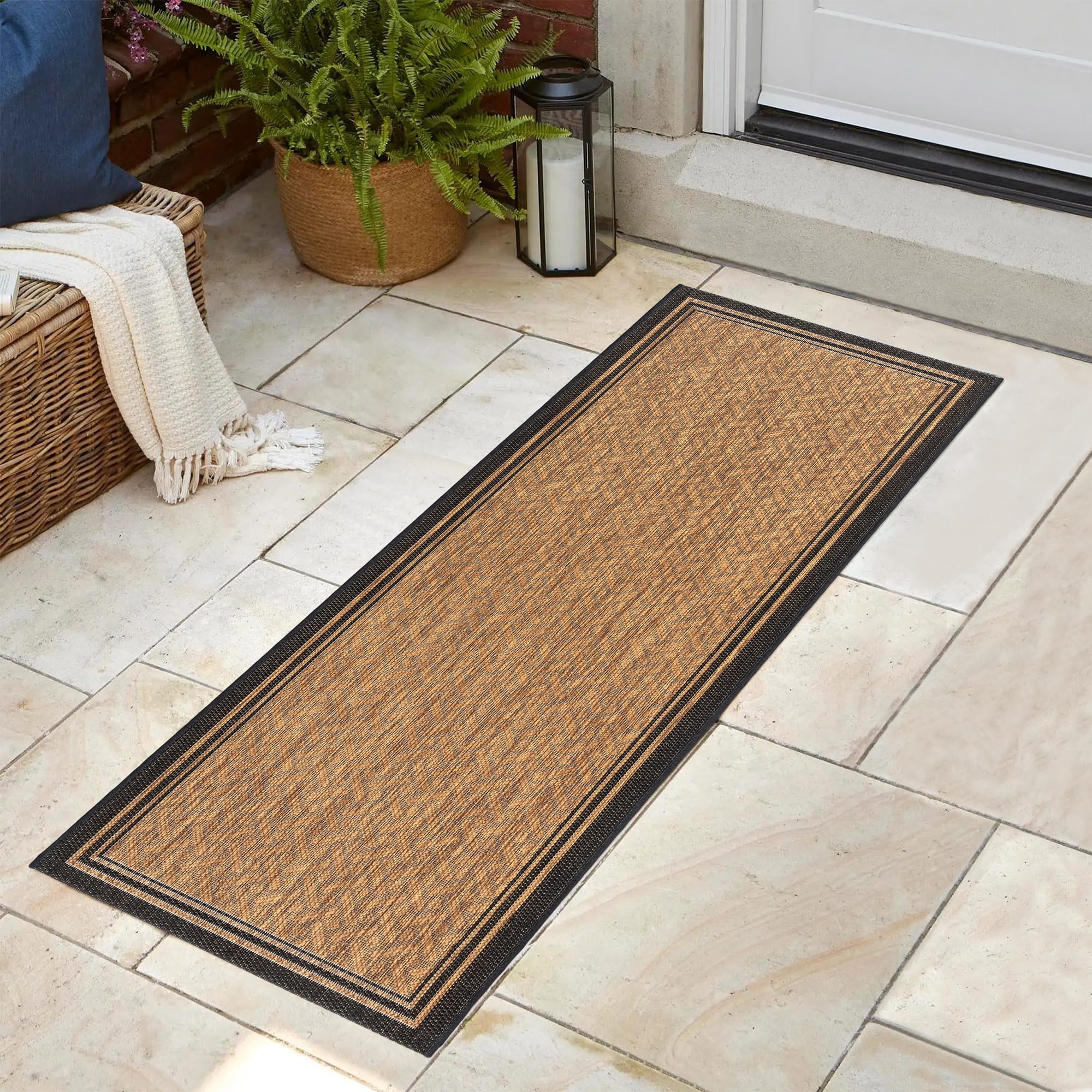 Amazon.com: Gertmenian Indoor Outdoor Classic Flatweave Area Rug