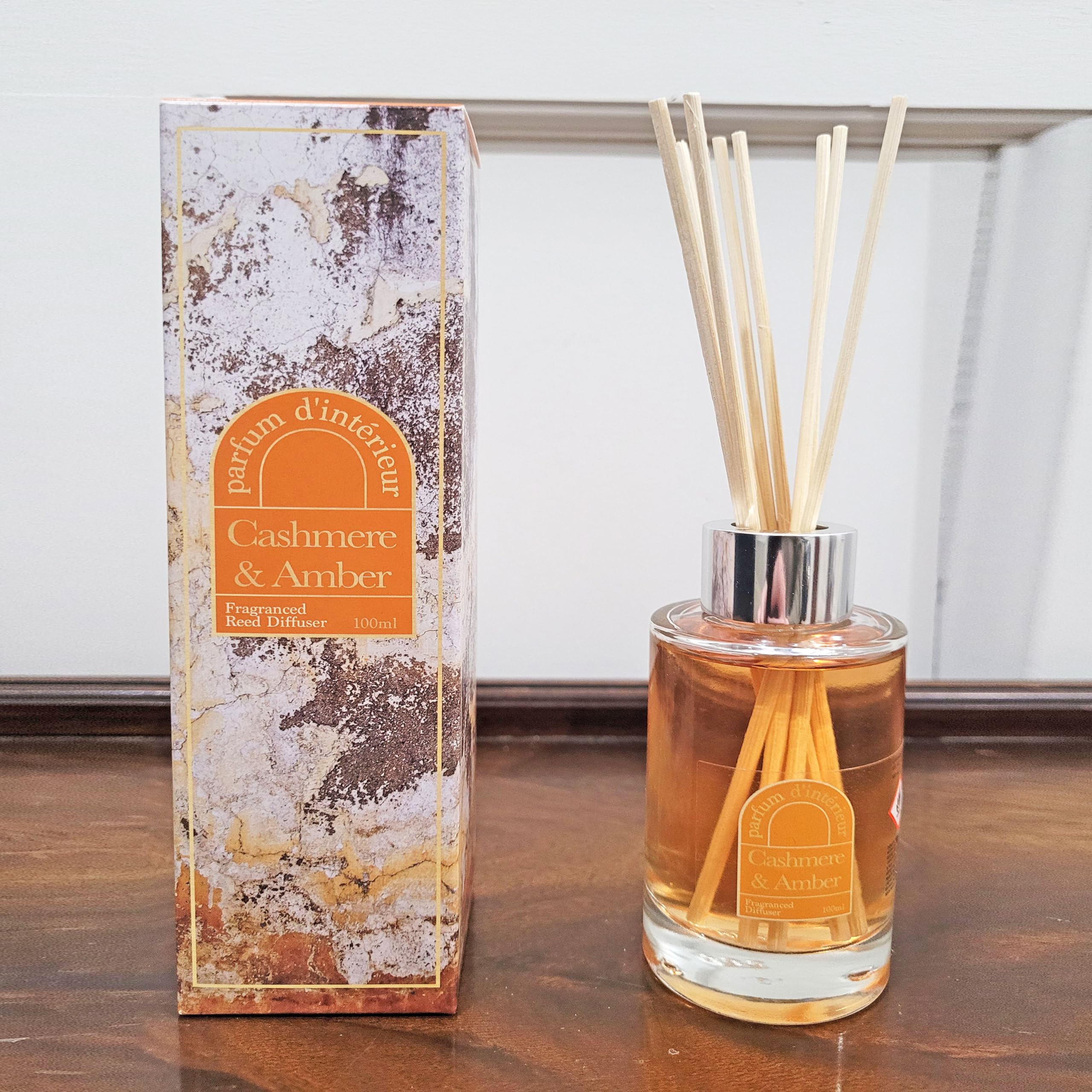 Wax Lyrical Cashmere & Amber 100Ml Fragrance Reed Diffuser (Cashmere & Amber)