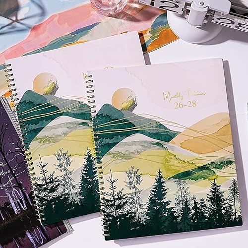 Miniatura 2 de Calendario mensual 2026-2028, 9 x 11 pulgadas, planificador mensual grande de 3 años, enero de 2026 a diciembre de 2028, calendario grande con