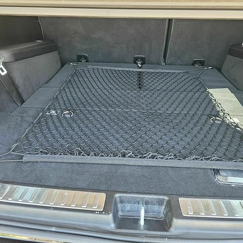 Miniatura 6 de Red de carga organizadora de maletero trasero para Mercedes-Benz Clase GL Clase GLS 2007-2019  Red de carga estilo piso para SUV  Organizador de