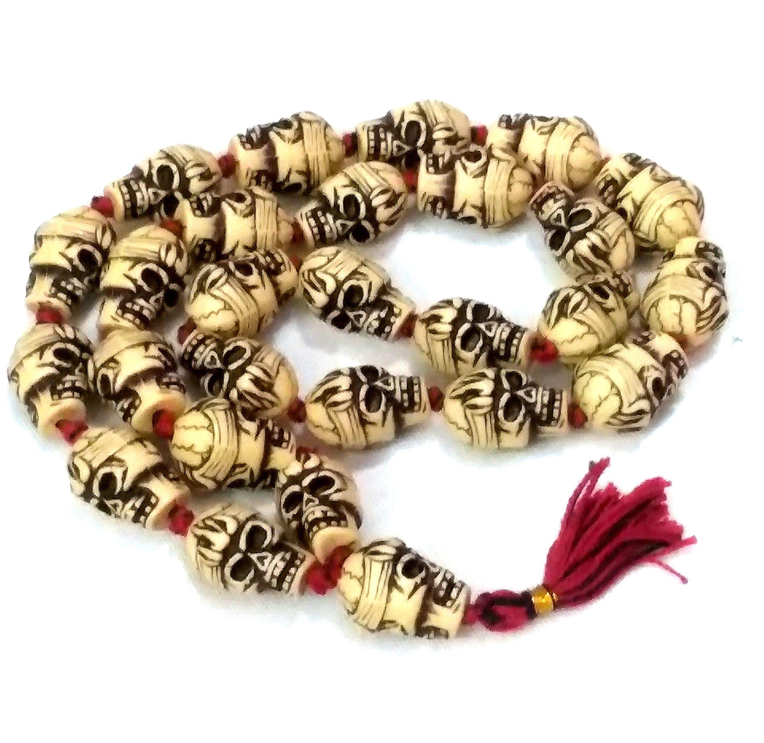 Stone Mala For Goddess Kali For Women/Men (White) (B07L34ZV15) Amazon Price History, Amazon Price Tracker