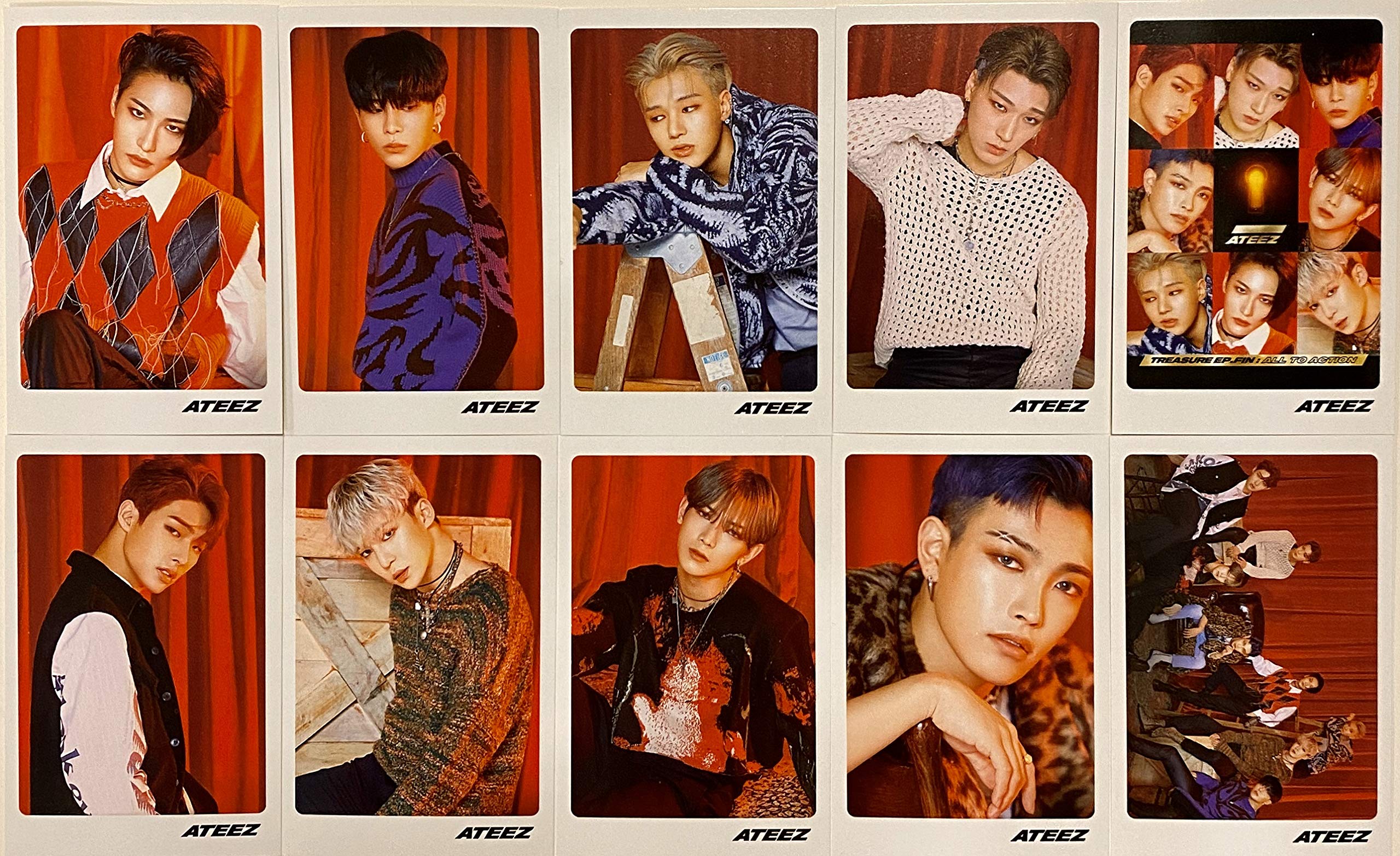 K-POP+アジア ATEEZ - ATEEZ SUBK DUAL PHOTOCARD DIY DECO SET K-POP+アジア ATEEZ - ATEEZ SUBK DUAL PHOTOCARD DIY DECO SET