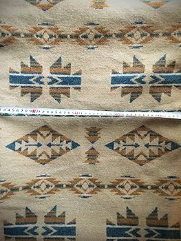 Amazon | ジャガード 厚手生地 オルテガ柄 ネイティブ柄 生地 布