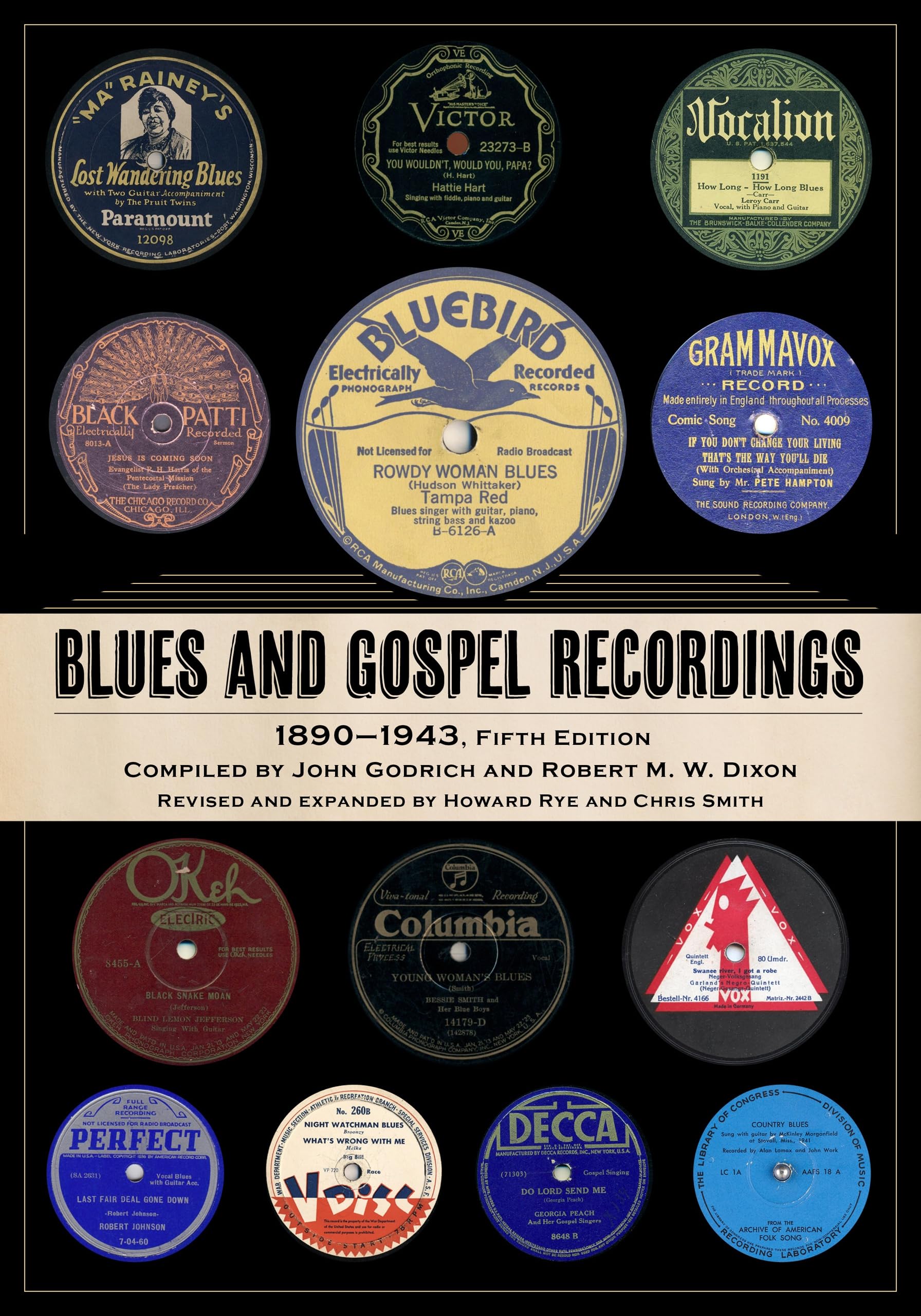 Blues and Gospel Recordings: 1890–1943