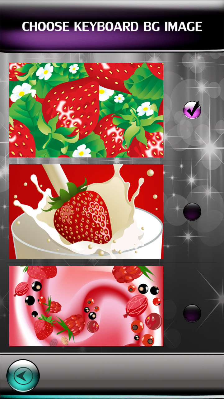 Strawberry Keyboards App on Amazon Appstore