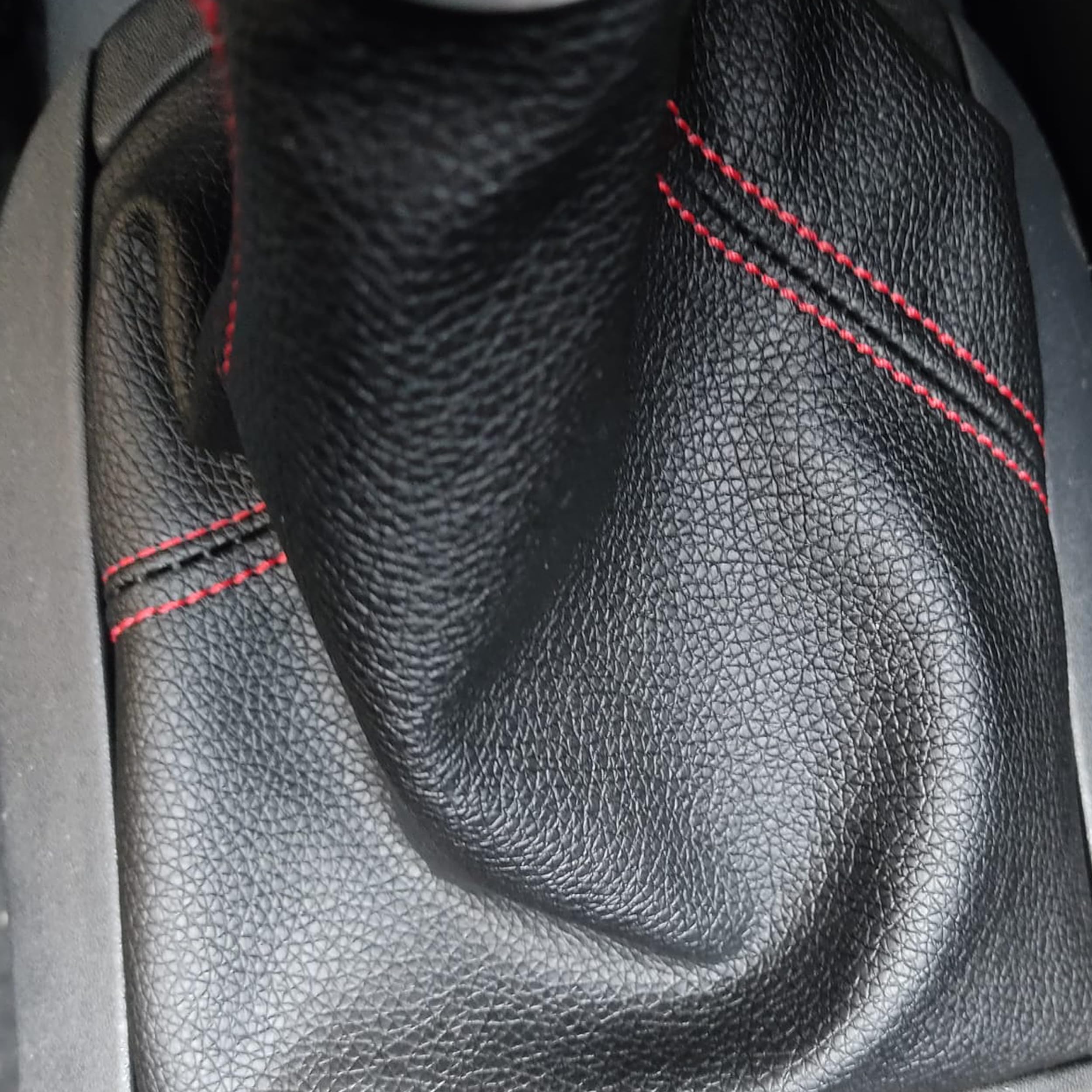 Soufflet De Levier De Vitesse En Cuir Synthétique Noir - Compatible Seat Cordoba II (2002-2009) & Ibiza 3 (2002-2008)