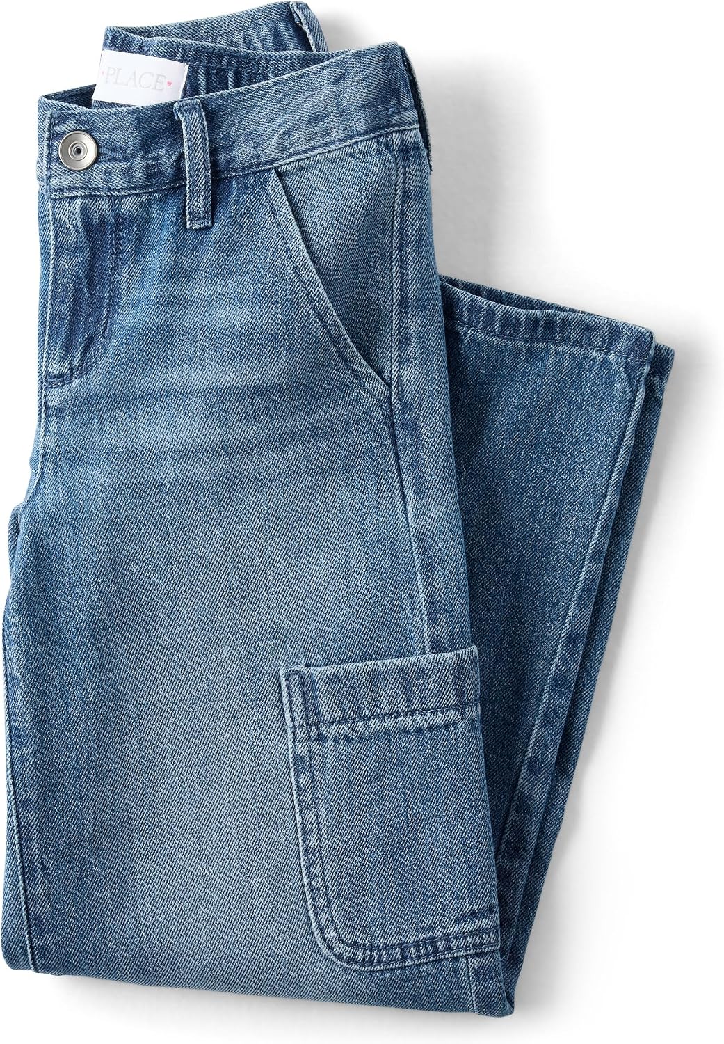 The Children's Place Girls' Baggy Cargo Jeans