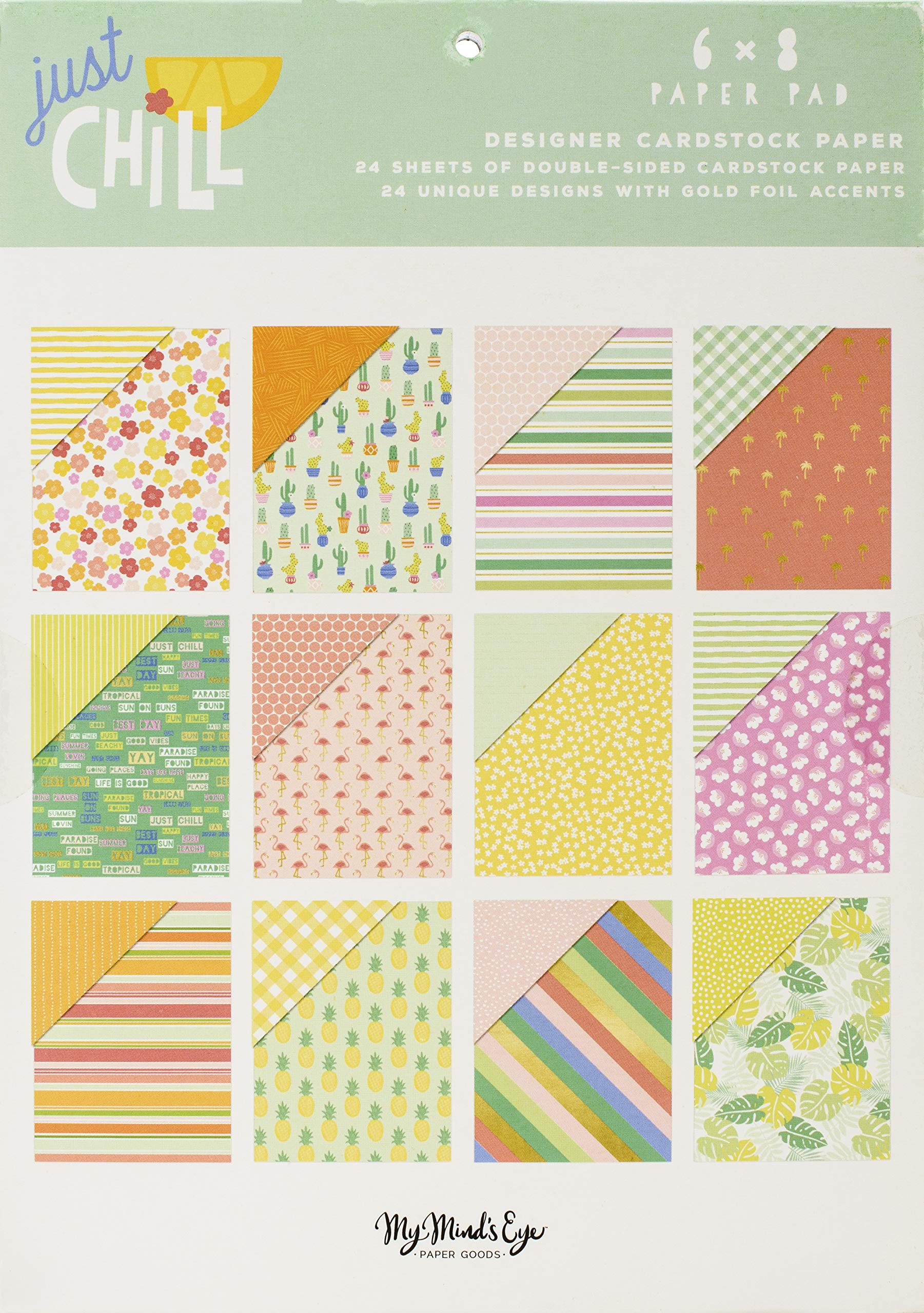 JUST CHILL Paper 6X8 PAD