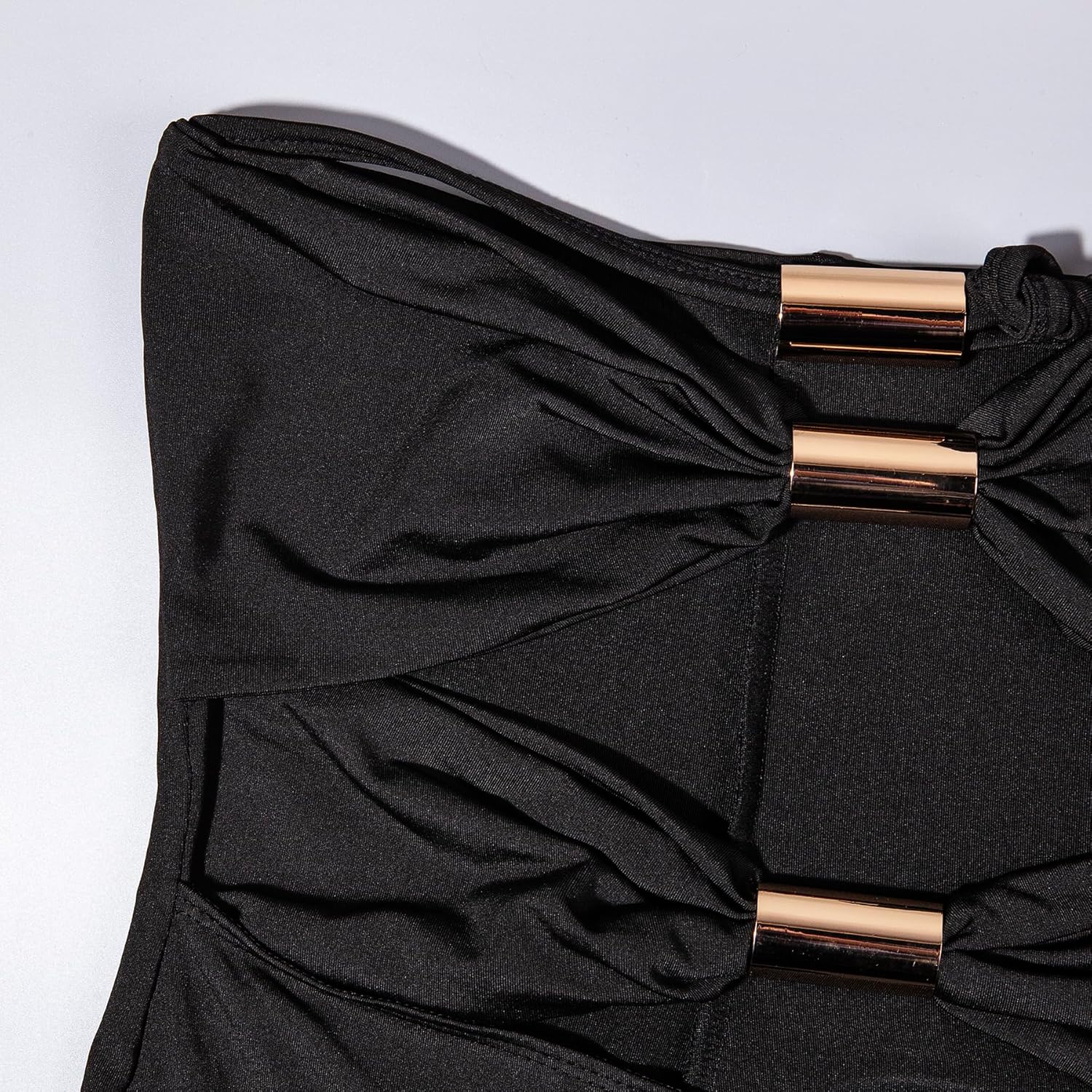 magorange Women Sexy Halter Jumpsuits Hollow Out Backless Tube Bodycon Shorts One Piece Outfits Romper - Image 8