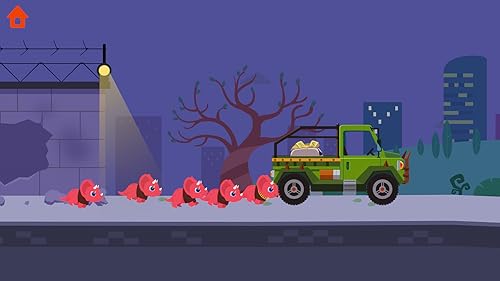 Dinosaur Police Car - Driving Games for kids