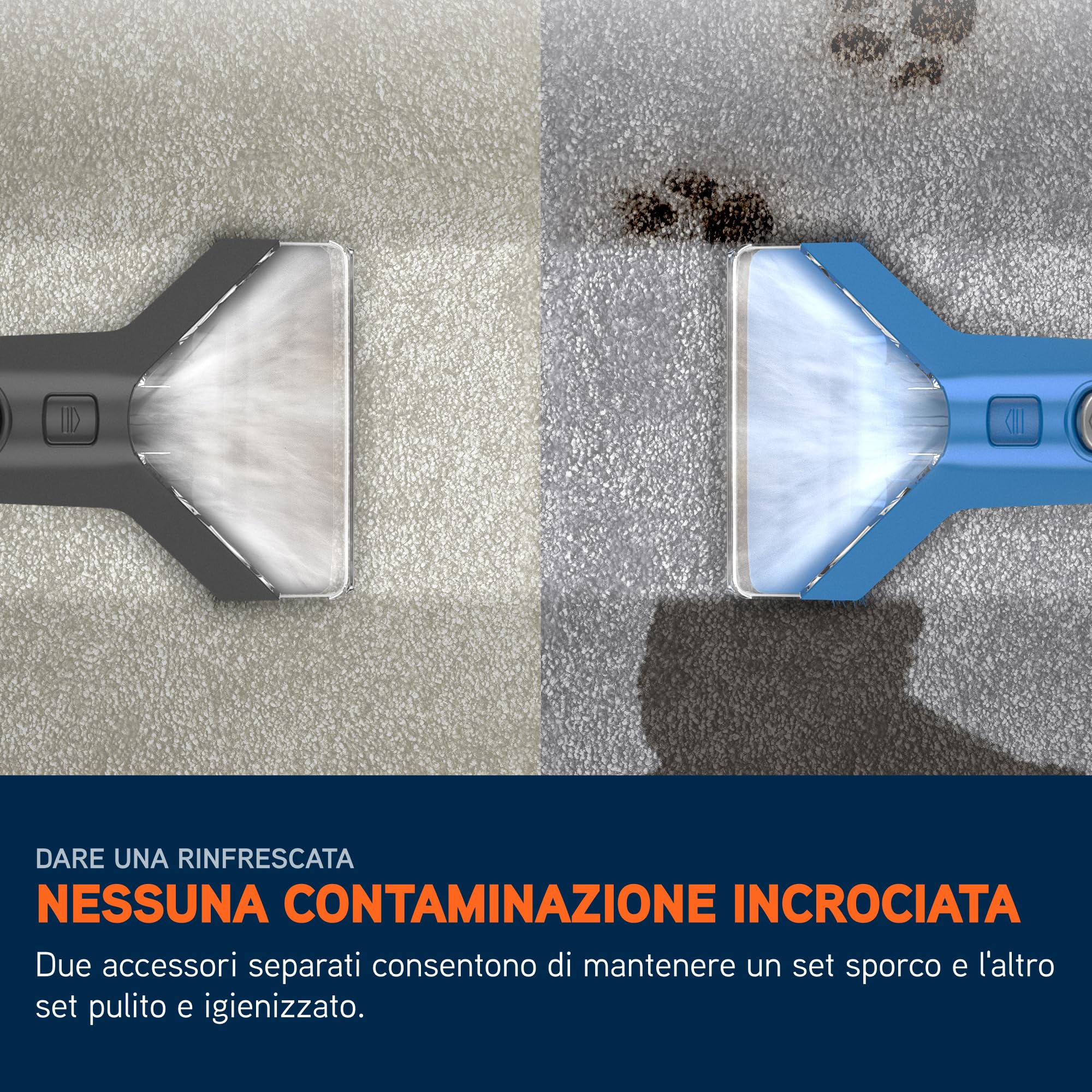 Vax SpotWash Duo smacchiatore per tappeti e tessuti con accessorio per animali domestici e strumenti per uso quotidiano. Lavapavimenti per pavimenti, divani, auto, scale. Pulitore domestico portatile