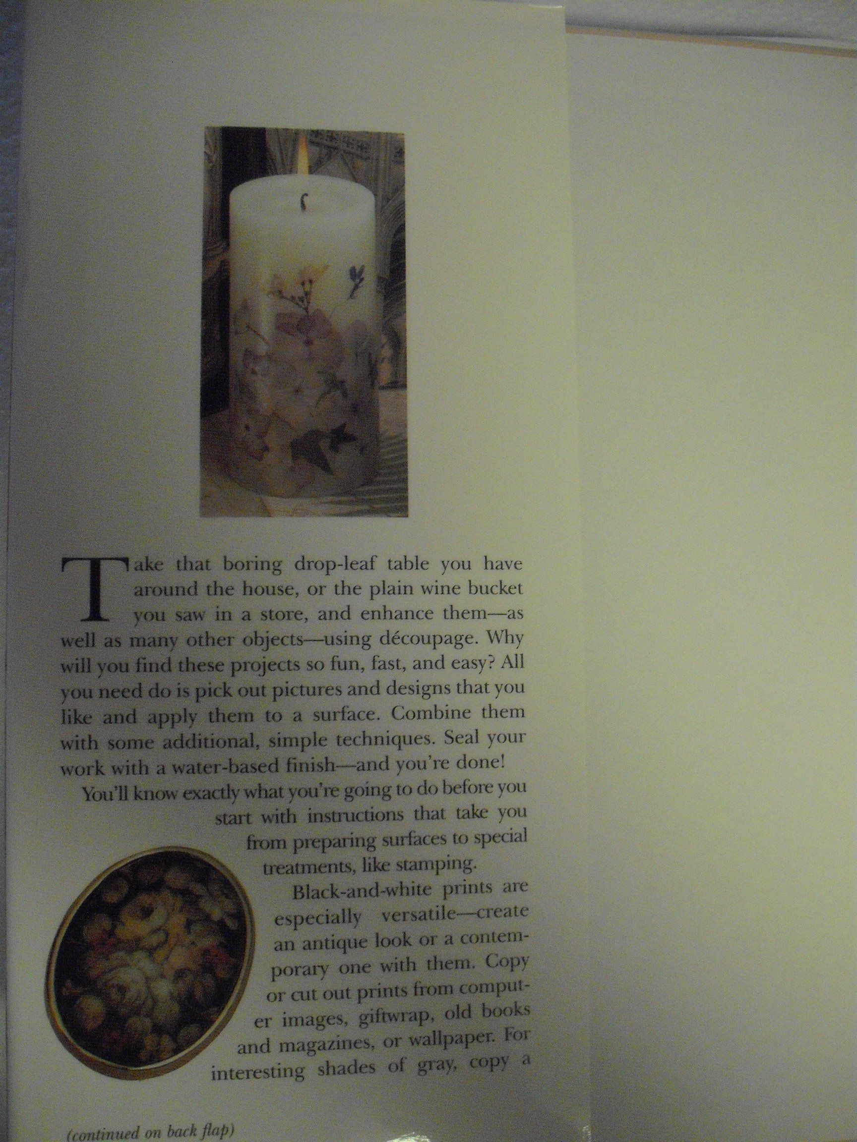 Decoupage the Easy Way
