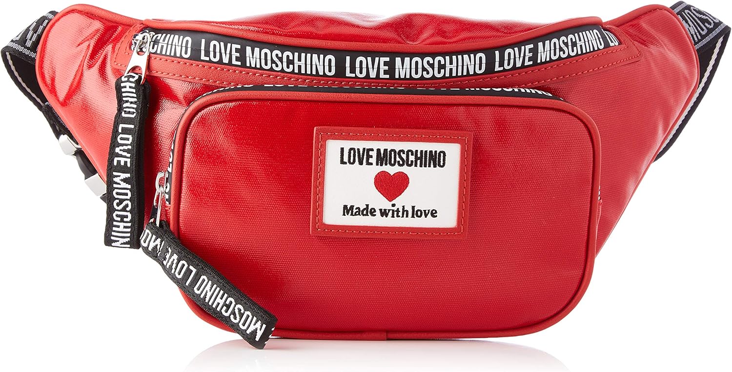 Love Moschino Women's SS21 Waist Pack, Multicolor, Normal Standard