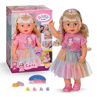 BABY born Carla - Bambola di 43 cm - Capelli biondi con mèches di alta qualità