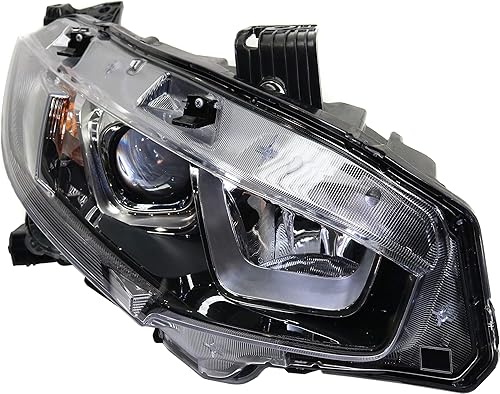 Miniatura 2 de Garage-Pro Faro para HONDA CIVIC 2016-2018 RH Asamblea Halógena CoupeHatchbackSedán - CAPA